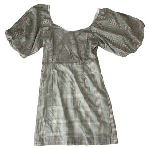 Milk & Honey Puff Sleeve mini dress